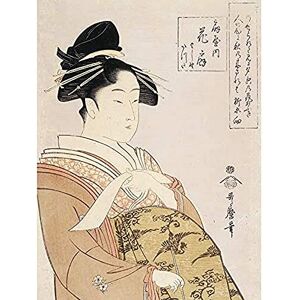 Fine Art Prints Kitagawa Utamaro Courtesan Hanao Gi Of The O Giya House Art Print Canvas Premium Wall Decor Poster Mural Fine Art Prints Kitagawa Utamaro Courtesan Hanao Gi Of The O Giya House Art Print Canvas Premium Wall Decor Poster Mural