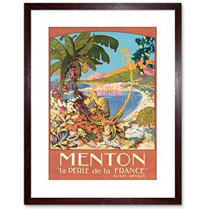 Wee Blue Coo TRAVEL TOURISM MENTON FRANCE PEARL FLOWERS BAY COAST SEA FRAMED PRINT F97X7093 Wee Blue Coo TRAVEL TOURISM MENTON FRANCE PEARL FLOWERS BAY COAST SEA FRAMED PRINT F97X7093