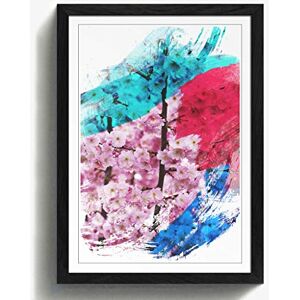 Arty Pie Framed Print Black A2 (24.5x18 Inch) Pink Cherry Blossom Tree 4 V2, Wood, Multi-Colour, 60 x 42 x 2 cm Arty Pie Framed Print Black A2 (24.5x18 Inch) Pink Cherry Blossom Tree 4 V2, Wood, Multi-Colour, 60 x 42 x 2 cm