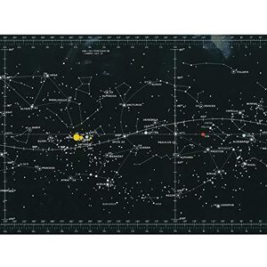 Artery8 Space CSM-TEC Apollo 11 Star Chart Map Galaxy Premium Wall Art Canvas Print 18X24 Inch Artery8 Space CSM-TEC Apollo 11 Star Chart Map Galaxy Premium Wall Art Canvas Print 18X24 Inch