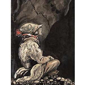 Wee Blue Coo Painting Nilas Offer Julbocken John Bauer Art Print Poster Wall Decor 12X16 Inch Wee Blue Coo Painting Nilas Offer Julbocken John Bauer Art Print Poster Wall Decor 12X16 Inch