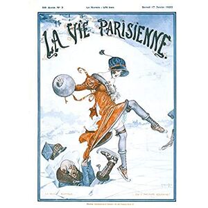 Artery8 La Vie Parisienne Broken Ice Skating Magazine Cover Art Print Canvas Premium Wall Decor Poster Mural Artery8 La Vie Parisienne Broken Ice Skating Magazine Cover Art Print Canvas Premium Wall Decor Poster Mural