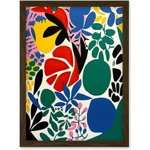 Artery8 Botanical Garden Henri Matisse Inspired Acrylic Painting Abstract Bright Shapes Artwork Framed Wall Art Print A4 Artery8 Botanical Garden Henri Matisse Inspired Acrylic Painting Abstract Bright Shapes Artwork Framed Wall Art Print A4