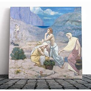 Big Box Art Canvas Print Wall Art Pierre Puvis de Chanes The Group Mounted and Stretched Box Frame Picture Home Decor for Kitchen, Living Room, Bedroom, Hallway, Muli-Colour, 14x14 Inch Big Box Art Canvas Print Wall Art Pierre Puvis de Chanes The Group Mounted and Stretched Box Frame Picture Home Decor for Kitchen, Living Room, Bedroom, Hallway, Muli-Colour, 14x14 Inch