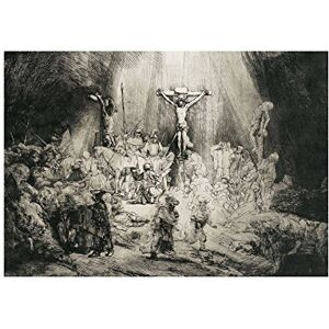 Wee Blue Coo Painting Allegory Rembrandt Christ Crucified Old Master Wall Art Print Wee Blue Coo Painting Allegory Rembrandt Christ Crucified Old Master Wall Art Print