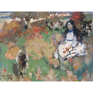 Fine Art Prints Hornel The Goatherd Abstract Funky Painting Large Print Poster Wall Art Decor Picture Fine Art Prints Hornel The Goatherd Abstract Funky Painting Large Print Poster Wall Art Decor Picture