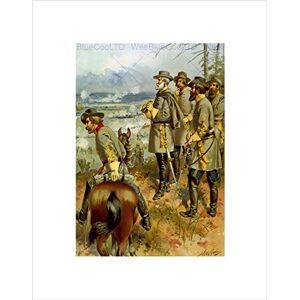 Wee Blue Coo War American Civil General Lee Battle Fredericksburg Wall Art Print Wee Blue Coo War American Civil General Lee Battle Fredericksburg Wall Art Print