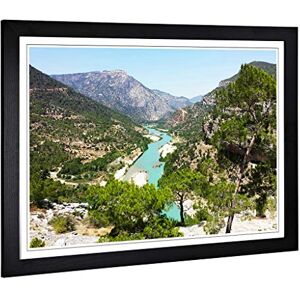 Big Box Art Framed Print of Landscape Turkey Mountains & Lake Design Wall Art Picture Home Decor for Kitchen, Living Room, Bedroom, Hallway, Black, A2 / 24.5x18 Inch / 62x45cm Big Box Art Framed Print of Landscape Turkey Mountains & Lake Design Wall Art Picture Home Decor for Kitchen, Living Room, Bedroom, Hallway, Black, A2 / 24.5x18 Inch / 62x45cm