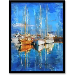 Artery8 Fishing Boats in Christchurch Harbour Dorset Living Room Artwork Framed Wall Art Print 18X24 Inch Artery8 Fishing Boats in Christchurch Harbour Dorset Living Room Artwork Framed Wall Art Print 18X24 Inch