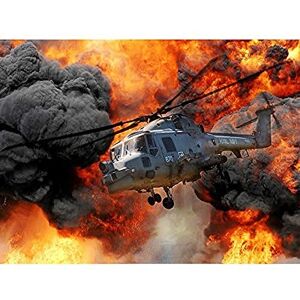 Fine Art Prints Jenkins Military UK Lynx Mk8 Helicopter Fire Smoke Photo Art Print Canvas Premium Wall Decor Poster Mural Fine Art Prints Jenkins Military UK Lynx Mk8 Helicopter Fire Smoke Photo Art Print Canvas Premium Wall Decor Poster Mural