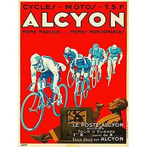 Wee Blue Coo Alcyon Cycles Event Tour Europe Unframed Art Print Poster Wall Decor 12X16 Inch Wee Blue Coo Alcyon Cycles Event Tour Europe Unframed Art Print Poster Wall Decor 12X16 Inch