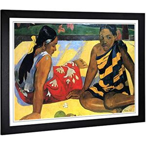 Big Box Art Framed Print of Paul Gauguin Two Women of Tahiti Design Wall Art Picture Home Decor for Kitchen, Living Room, Bedroom, Hallway, Black, A2 / 24.5x18 Inch / 62x45cm Big Box Art Framed Print of Paul Gauguin Two Women of Tahiti Design Wall Art Picture Home Decor for Kitchen, Living Room, Bedroom, Hallway, Black, A2 / 24.5x18 Inch / 62x45cm