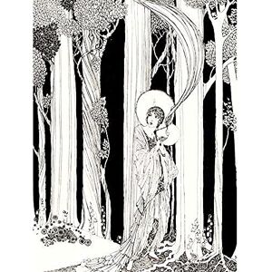 Wee Blue Coo Art Deco Portrait Forest Unframed Wall Art Print Poster Home Decor Premium Wee Blue Coo Art Deco Portrait Forest Unframed Wall Art Print Poster Home Decor Premium