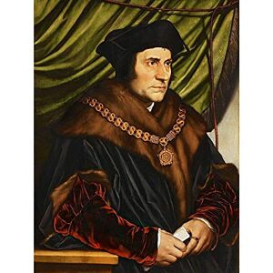 Wee Blue Coo Painting Antique Holbein Junior Minister Sir Thomas More Art Print Poster Wall Decor 12X16 Inch Wee Blue Coo Painting Antique Holbein Junior Minister Sir Thomas More Art Print Poster Wall Decor 12X16 Inch