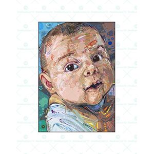 Wee Blue Coo Painting Portrait Impression Seemel Oliver Wall Art Print Wee Blue Coo Painting Portrait Impression Seemel Oliver Wall Art Print