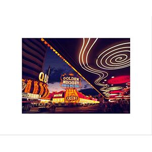 Wee Blue Coo Cityscape Las Vegas Neon Nevada Casino Picture Wall Art Print Wee Blue Coo Cityscape Las Vegas Neon Nevada Casino Picture Wall Art Print