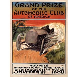 Wee Blue Coo Sport Motor Racing Grand Prize Automobile Club America USA Vintage Art Print Poster Wall Decor 12X16 Inch Wee Blue Coo Sport Motor Racing Grand Prize Automobile Club America USA Vintage Art Print Poster Wall Decor 12X16 Inch