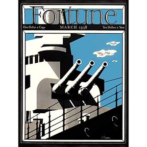 Wee Blue Coo Magazine Cover Retro Vintage Battleship Guns 1938 Art Canvas Print Wee Blue Coo Magazine Cover Retro Vintage Battleship Guns 1938 Art Canvas Print