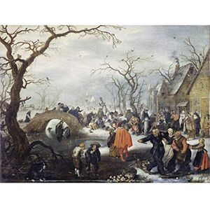 Artery8 Van De Venne Shrove Tuesday In Country Painting Premium Wall Art Canvas Print 18X24 Inch Artery8 Van De Venne Shrove Tuesday In Country Painting Premium Wall Art Canvas Print 18X24 Inch