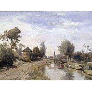 Artery8 Paul Gabriel Landscape Near Kortenhoef Painting Unframed Wall Art Print Poster Home Decor Premium Artery8 Paul Gabriel Landscape Near Kortenhoef Painting Unframed Wall Art Print Poster Home Decor Premium