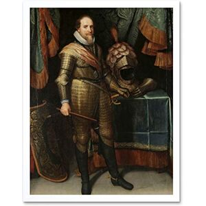 Artery8 Van Mierevelt Maurice Prince Of Orange Painting Art Print Framed Poster Wall Decor 12x16 inch Artery8 Van Mierevelt Maurice Prince Of Orange Painting Art Print Framed Poster Wall Decor 12x16 inch