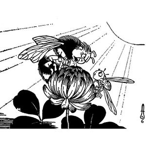 Fine Art Prints Artzybasheff Verotchka Bee Flower Illustration Premium Wall Art Canvas Print 45,7 x 61 cm Fine Art Prints Artzybasheff Verotchka Bee Flower Illustration Premium Wall Art Canvas Print 45,7 x 61 cm