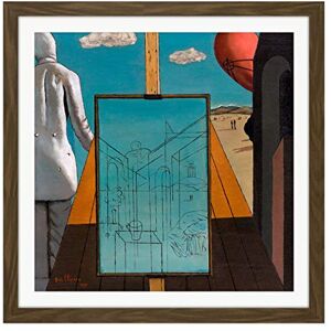 Artery8 Giorgio de Chirico Double Dream of Spring Square Wooden Framed Wall Art Print Picture 16X16 Inch Artery8 Giorgio de Chirico Double Dream of Spring Square Wooden Framed Wall Art Print Picture 16X16 Inch