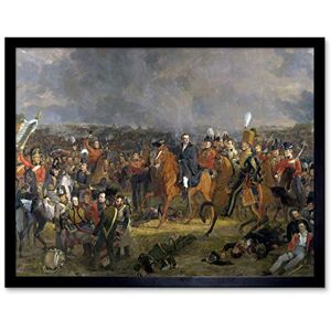 Artery8 Jan Willem Pieneman Battle Of Waterloo Painting Art Print Framed Poster Wall Decor 12x16 inch Artery8 Jan Willem Pieneman Battle Of Waterloo Painting Art Print Framed Poster Wall Decor 12x16 inch