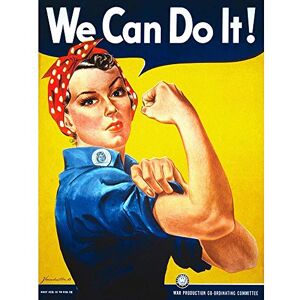 Wee Blue Coo War Second World We Can Do It Rosie Riveter Women USA Vintage Unframed Wall Art Print Poster Home Decor Premium Wee Blue Coo War Second World We Can Do It Rosie Riveter Women USA Vintage Unframed Wall Art Print Poster Home Decor Premium