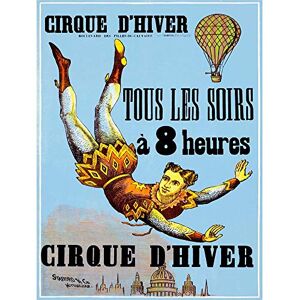 Wee Blue Coo Circus Cirque D'Hiver Winter Acrobat Balloon Harlequin France Art Print Poster Wall Decor 12X16 Inch Wee Blue Coo Circus Cirque D'Hiver Winter Acrobat Balloon Harlequin France Art Print Poster Wall Decor 12X16 Inch