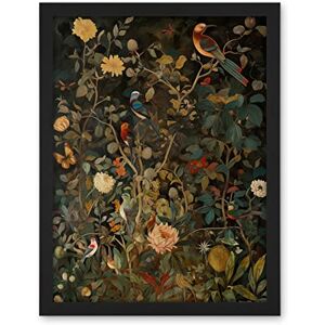 Artery8 Audubon Style Birds in Spring Flower Field Modern Artwork Framed Wall Art Print 18X24 Inch Artery8 Audubon Style Birds in Spring Flower Field Modern Artwork Framed Wall Art Print 18X24 Inch