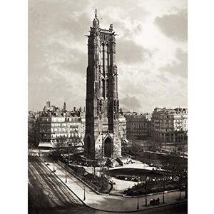 Fine Art Prints Soulier St Jacques Tower Tour Paris 1867 Photo Art Print Canvas Premium Wall Decor Poster Mural Fine Art Prints Soulier St Jacques Tower Tour Paris 1867 Photo Art Print Canvas Premium Wall Decor Poster Mural