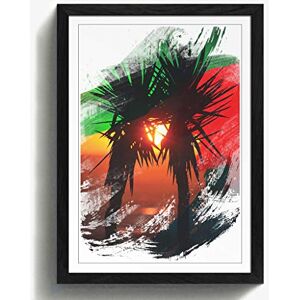 Arty Pie Framed Print Black A2 (24.5x18 Inch) Palm Tree Sunset Beach V2, Wood, Multi-Colour, 60 x 42 x 2 cm Arty Pie Framed Print Black A2 (24.5x18 Inch) Palm Tree Sunset Beach V2, Wood, Multi-Colour, 60 x 42 x 2 cm
