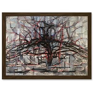 Wee Blue Coo Piet Mondrian Tree Abstract Dark Painting Artwork Framed Wall Art Print A4 Wee Blue Coo Piet Mondrian Tree Abstract Dark Painting Artwork Framed Wall Art Print A4