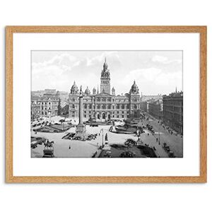 Wee Blue Coo Vintage Photo Glasgow George Square Scotland Framed Wall Art Print Wee Blue Coo Vintage Photo Glasgow George Square Scotland Framed Wall Art Print