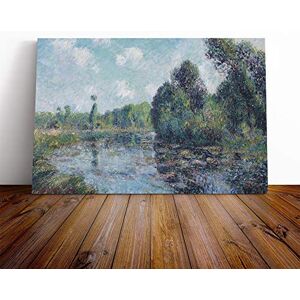 Big Box Art Canvas Print Wall Art Gustave Loiseau River Landscape Mounted and Stretched Box Frame Picture Home Decor for Kitchen, Living Room, Bedroom, Hallway, Multi-Colour, 20x14 Inch Big Box Art Canvas Print Wall Art Gustave Loiseau River Landscape Mounted and Stretched Box Frame Picture Home Decor for Kitchen, Living Room, Bedroom, Hallway, Multi-Colour, 20x14 Inch