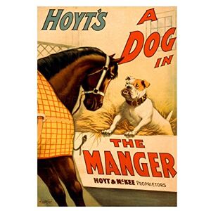 Wee Blue Coo Theatre Play Stage Dog Manger Hoyt Comedy USA Advertising Wall Art Print Wee Blue Coo Theatre Play Stage Dog Manger Hoyt Comedy USA Advertising Wall Art Print