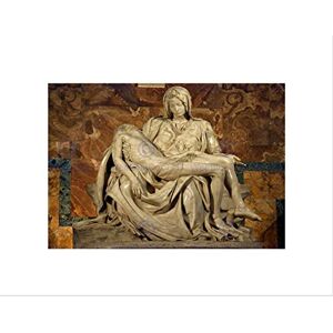 Wee Blue Coo Michelangelo Pieta 1499 Old Master Picture Wall Art Print Wee Blue Coo Michelangelo Pieta 1499 Old Master Picture Wall Art Print