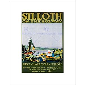 Wee Blue Coo TRAVEL SILLOTH SOLWAY GOLF TENNIS WATER BOATS MARKETS VILLAGE ART PRINT B12X7891 Wee Blue Coo TRAVEL SILLOTH SOLWAY GOLF TENNIS WATER BOATS MARKETS VILLAGE ART PRINT B12X7891