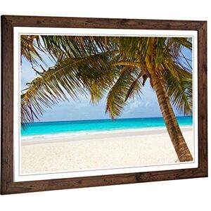 Big Box Art Framed Print of Seascape Palm Tree Tropical Beach Paradise (3) Design Wall Art Picture Home Decor for Kitchen, Living Room, Bedroom, Hallway, Walnut, A2 / 24.5x18 Inch / 62x45cm Big Box Art Framed Print of Seascape Palm Tree Tropical Beach Paradise (3) Design Wall Art Picture Home Decor for Kitchen, Living Room, Bedroom, Hallway, Walnut, A2 / 24.5x18 Inch / 62x45cm