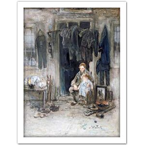 Artery8 Jozef Israels Son Of The Old People Painting Artwork Framed Wall Art Print 18X24 Inch Artery8 Jozef Israels Son Of The Old People Painting Artwork Framed Wall Art Print 18X24 Inch