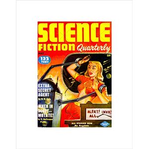 Wee Blue Coo Comic Science Fiction Robot Attack Space Ship Planet Wall Art Print Wee Blue Coo Comic Science Fiction Robot Attack Space Ship Planet Wall Art Print