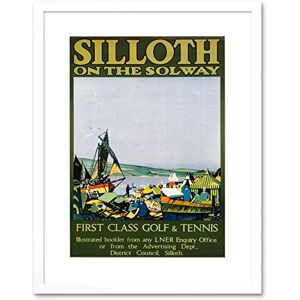 Wee Blue Coo Travel Silloth Solway Golf Tennis Water Boats Markets Village Art Framed Wall Art Print Wee Blue Coo Travel Silloth Solway Golf Tennis Water Boats Markets Village Art Framed Wall Art Print