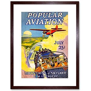 Wee Blue Coo Ad Magazine Cover Popular Aviation Plane Sun Sky Fly Framed Wall Art Print Wee Blue Coo Ad Magazine Cover Popular Aviation Plane Sun Sky Fly Framed Wall Art Print
