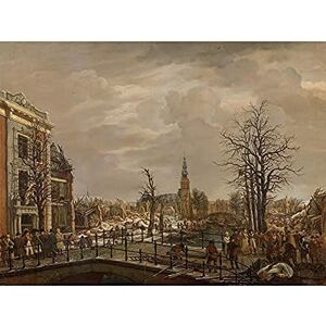 Artery8 Hansen The Rapenburg Leiden Cityscape Painting Art Print Canvas Premium Wall Decor Poster Mural Artery8 Hansen The Rapenburg Leiden Cityscape Painting Art Print Canvas Premium Wall Decor Poster Mural