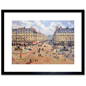 Wee Blue Coo PAINTING CITYSCAPE PARIS PISSARRO AVENUE DE L'OPERA FRAMED ART PRINT B12X12629 Wee Blue Coo PAINTING CITYSCAPE PARIS PISSARRO AVENUE DE L'OPERA FRAMED ART PRINT B12X12629