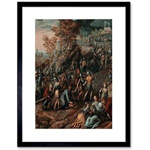 Wee Blue Coo Painting Beuckelaer Christ Carrying The Cross Framed Wall Art Print Wee Blue Coo Painting Beuckelaer Christ Carrying The Cross Framed Wall Art Print