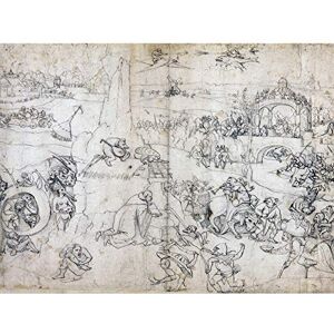 Fine Art Prints Follower Of Hieronymus Bosch The Temptation Of St Anthony Large Wall Art Print Canvas Premium Poster Mural Fine Art Prints Follower Of Hieronymus Bosch The Temptation Of St Anthony Large Wall Art Print Canvas Premium Poster Mural