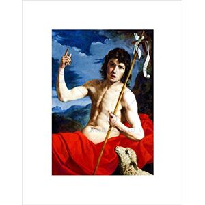 Wee Blue Coo Painting Allegory Desubleo Saint John Baptist Wilderness Wall Art Print Wee Blue Coo Painting Allegory Desubleo Saint John Baptist Wilderness Wall Art Print