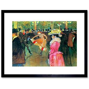 Wee Blue Coo Toulouse Lautrec Ball In Moulin Rouge Framed Wall Art Print Wee Blue Coo Toulouse Lautrec Ball In Moulin Rouge Framed Wall Art Print
